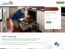 Tablet Screenshot of ahslearning.com